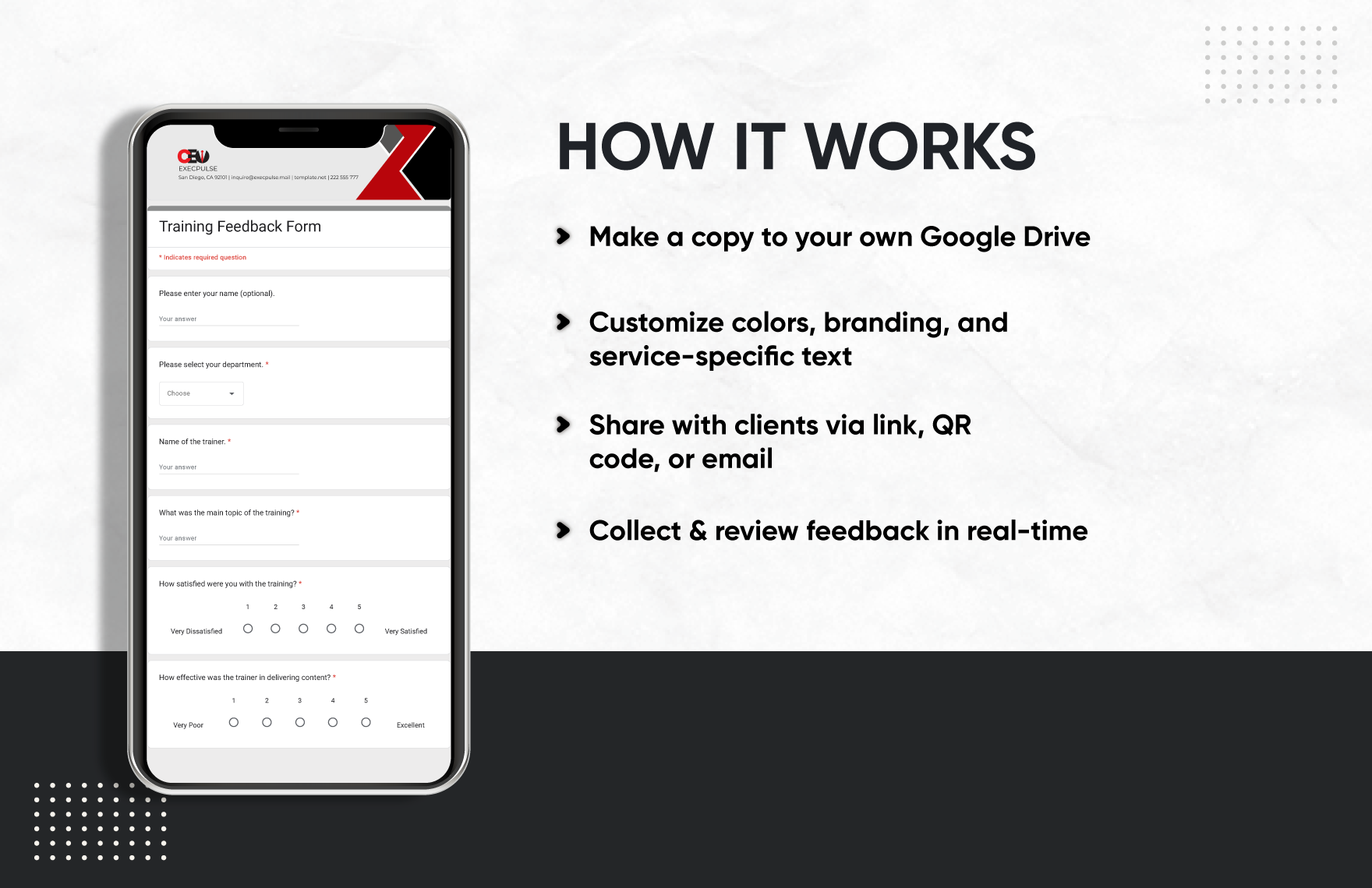 Training Feedback Form Template