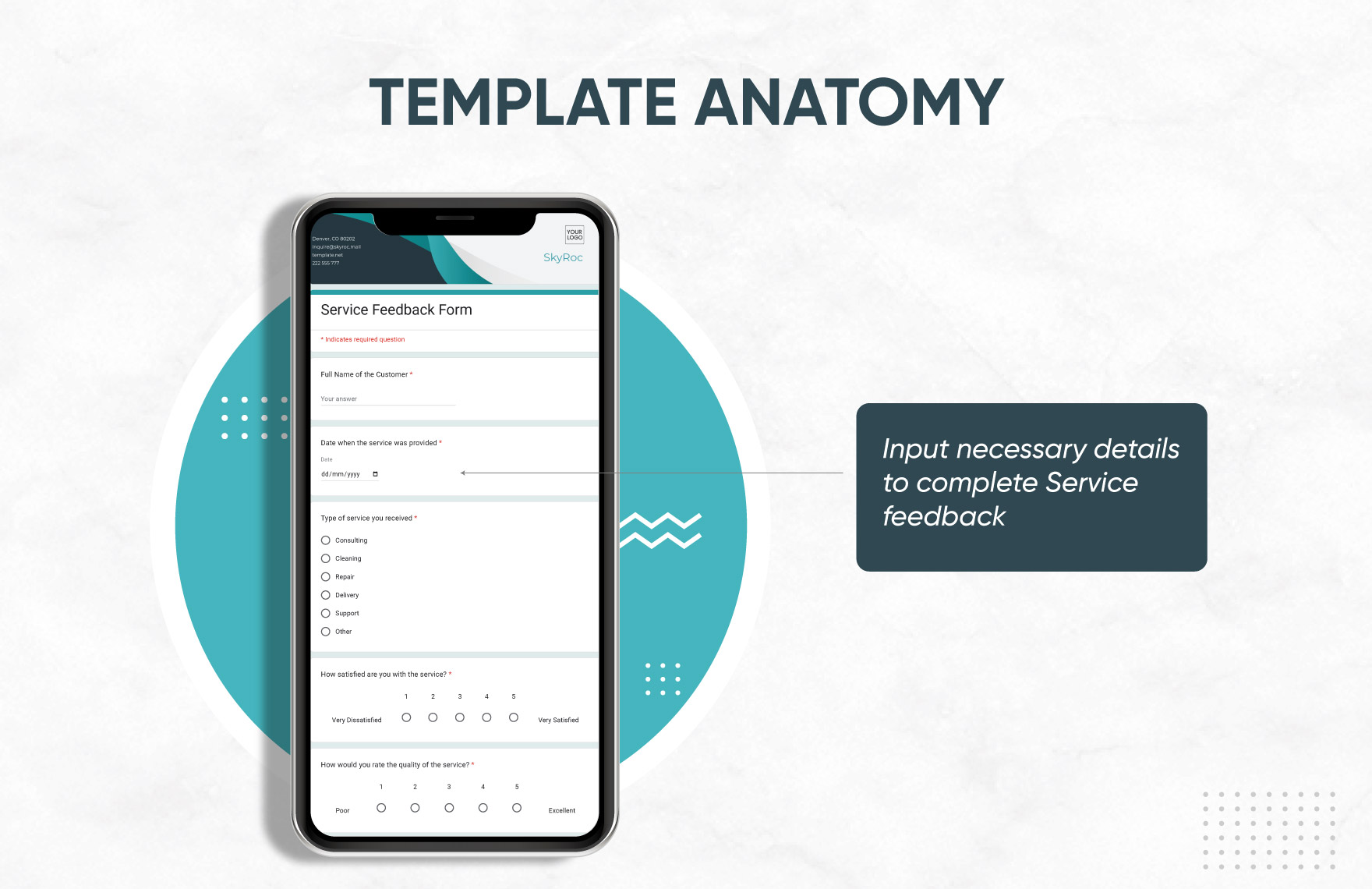 Service Feedback Form Template