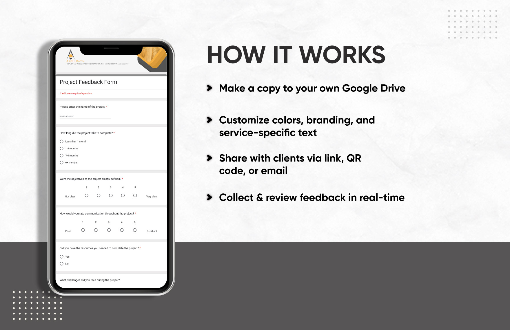 Project Feedback Form Template