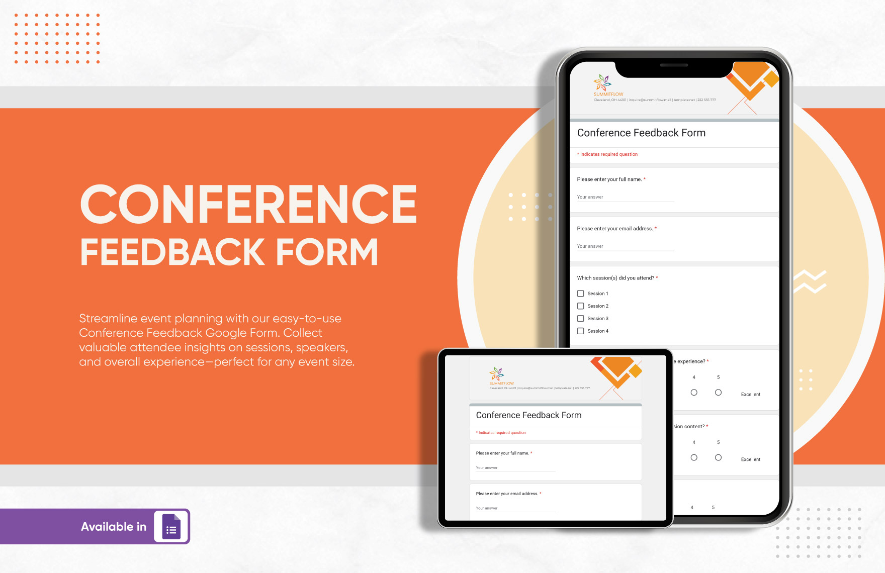 Conference Feedback Form Template