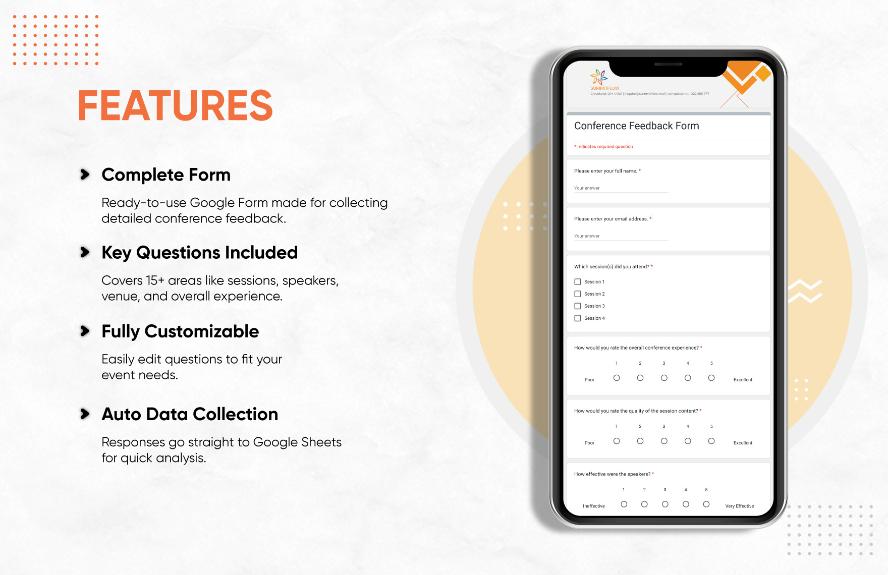 Conference Feedback Form Template