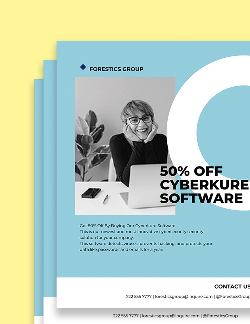 Startup Promotion Flyer Template