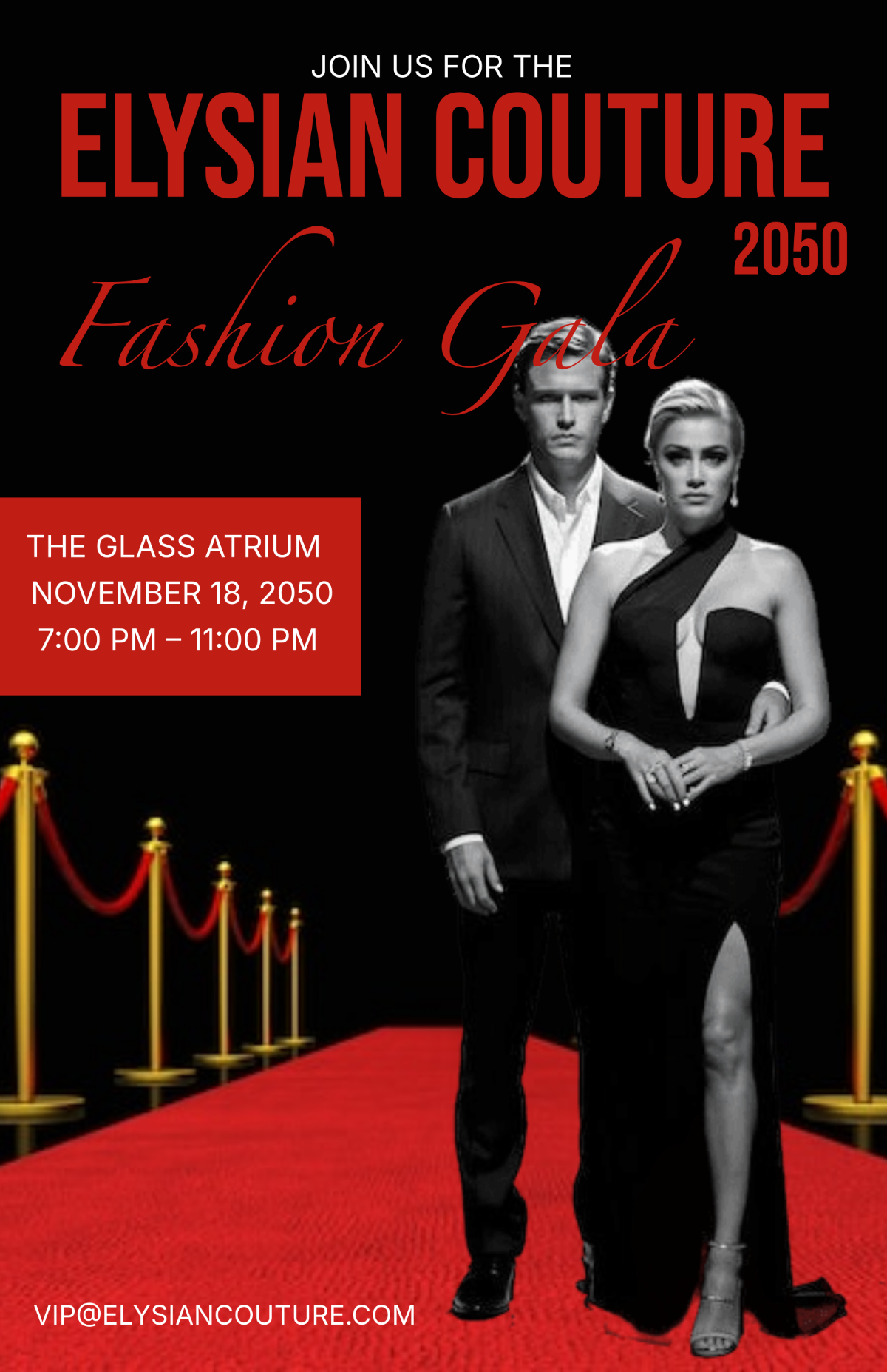 Free Exclusive Fashion Poster Template to Edit Online