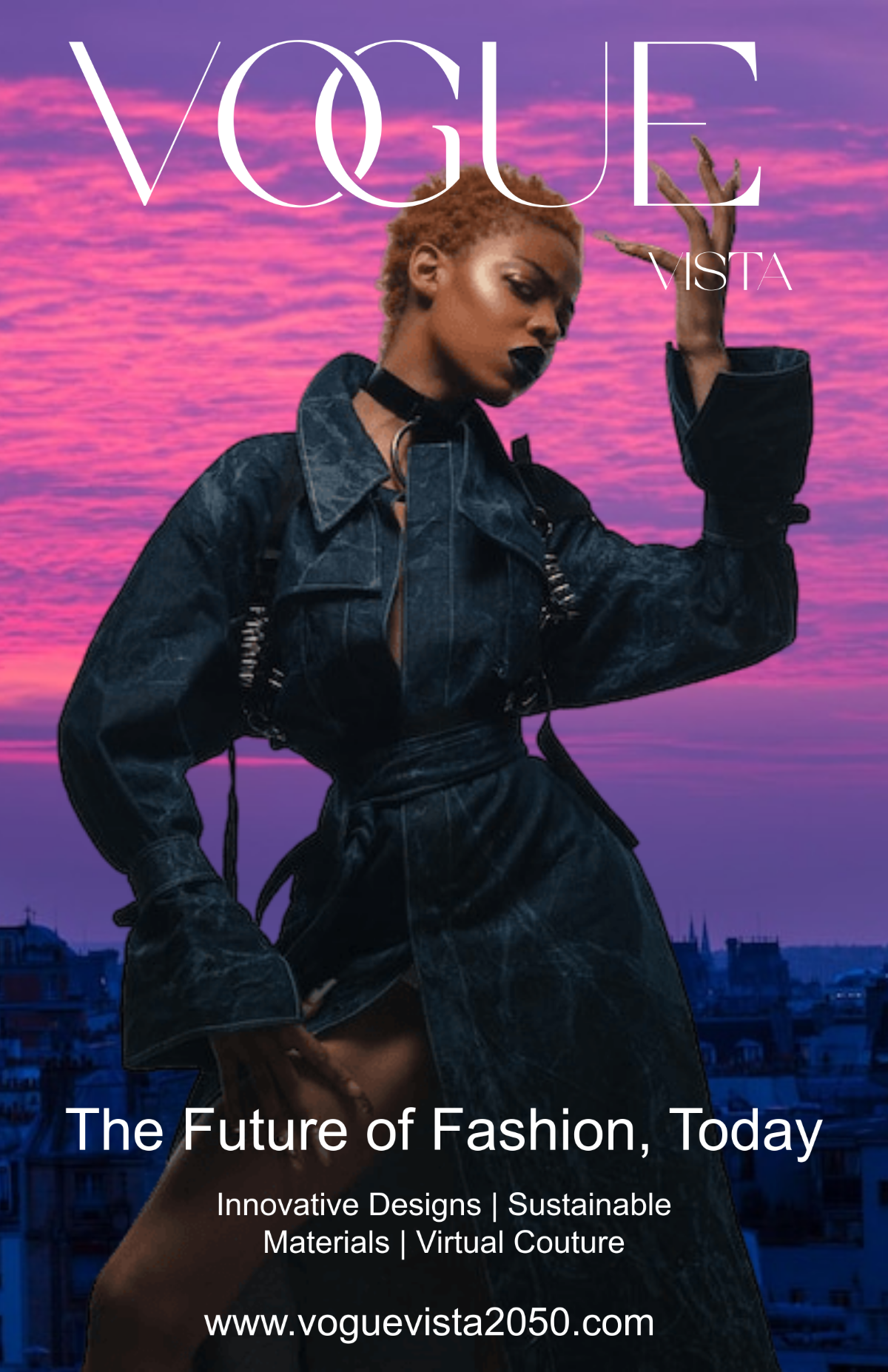 Free Fashion Poster for Magazine Template to Edit Online