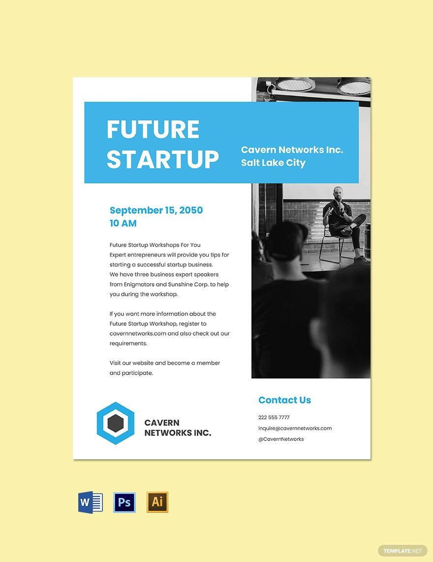 Future Startup Flyer Template