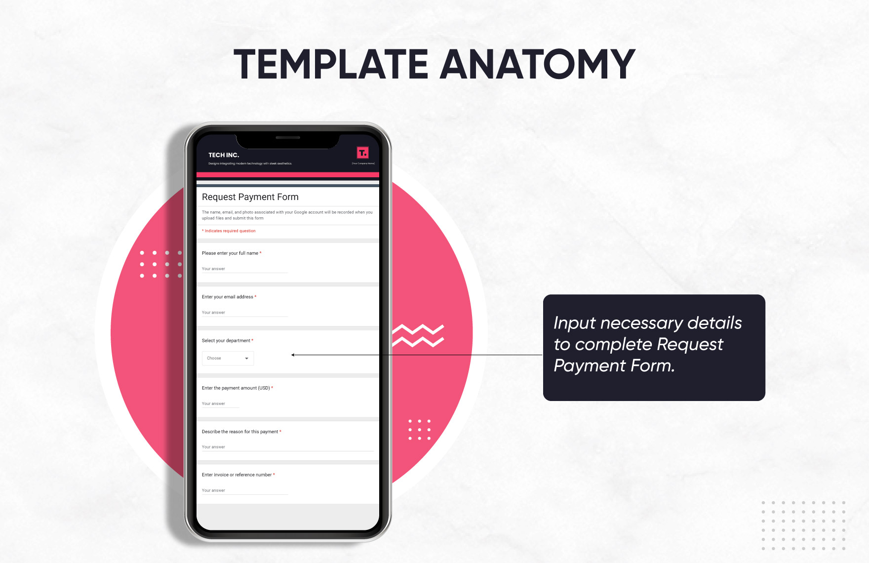 Request Payment Form Template