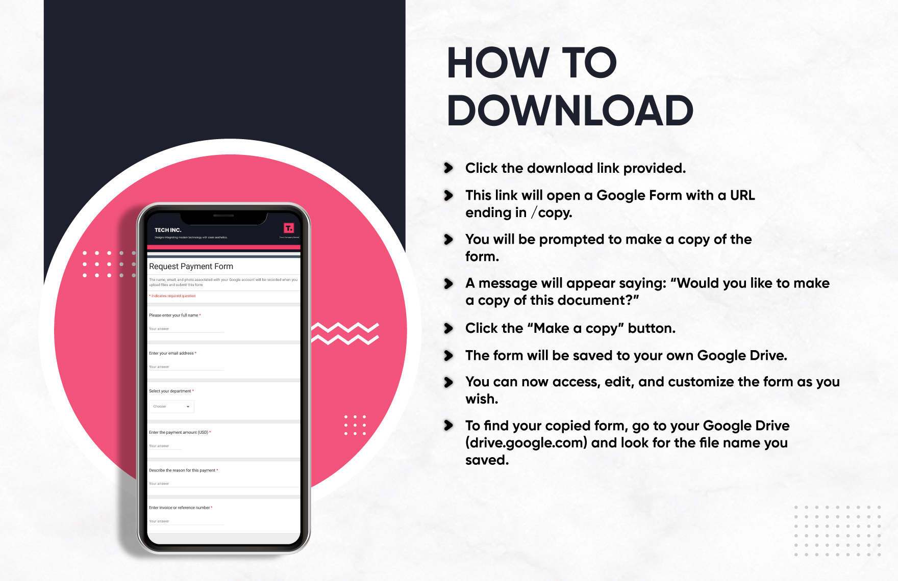 Request Payment Form Template