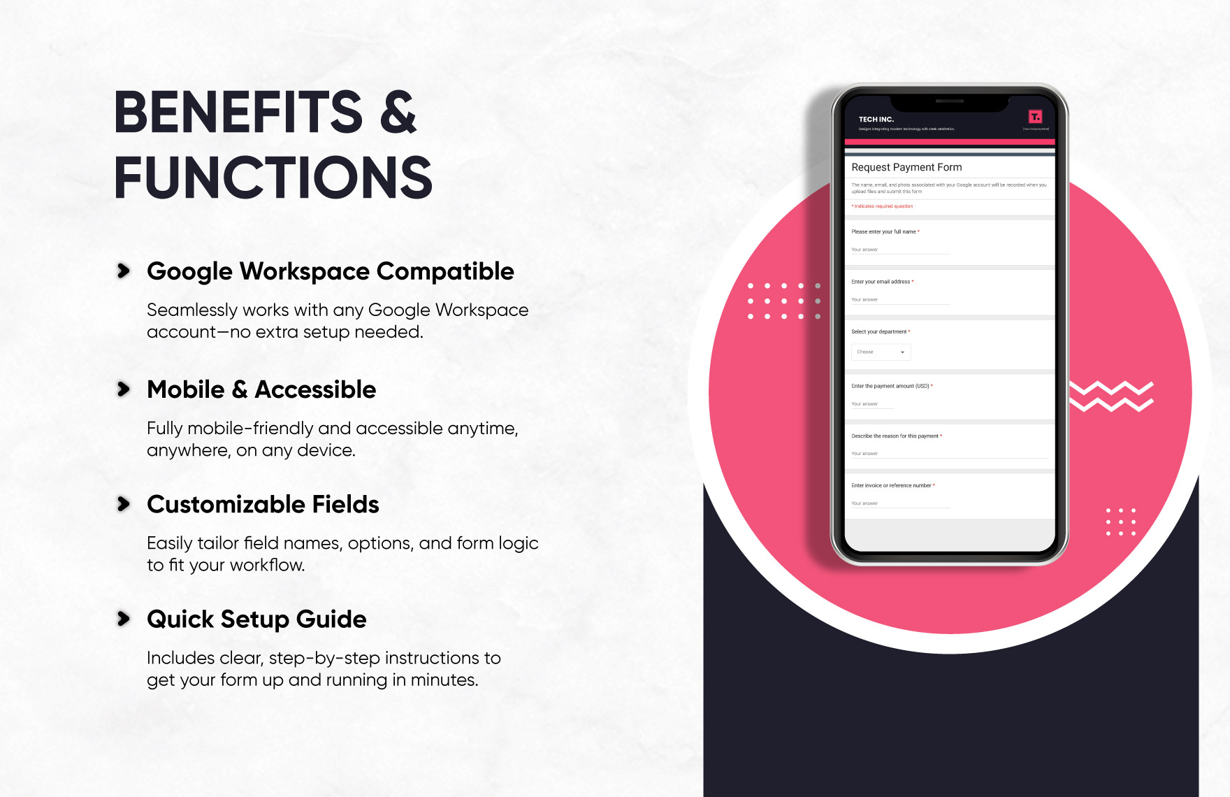 Request Payment Form Template