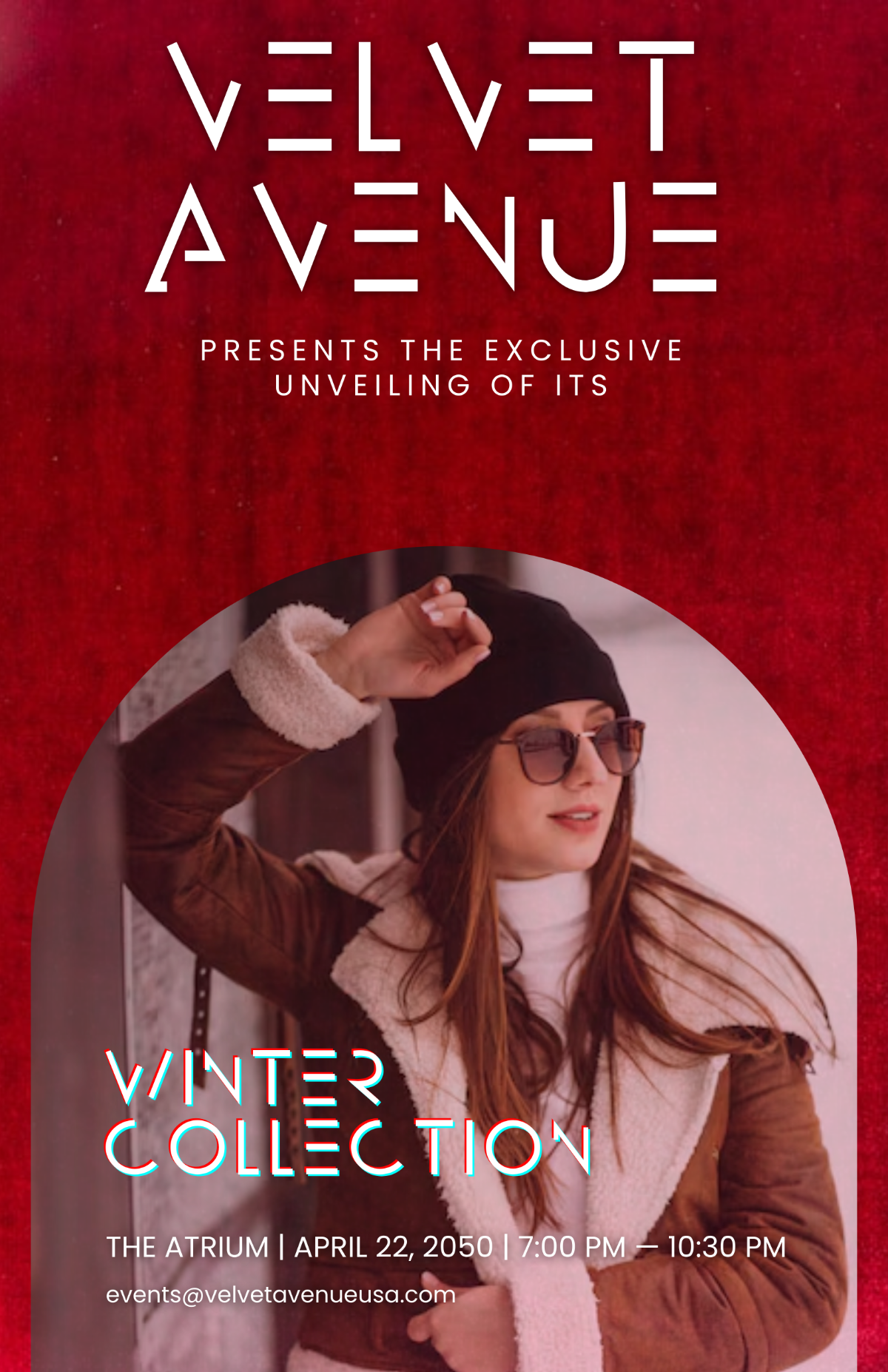 Free Fashion Collection Poster Template to Edit Online