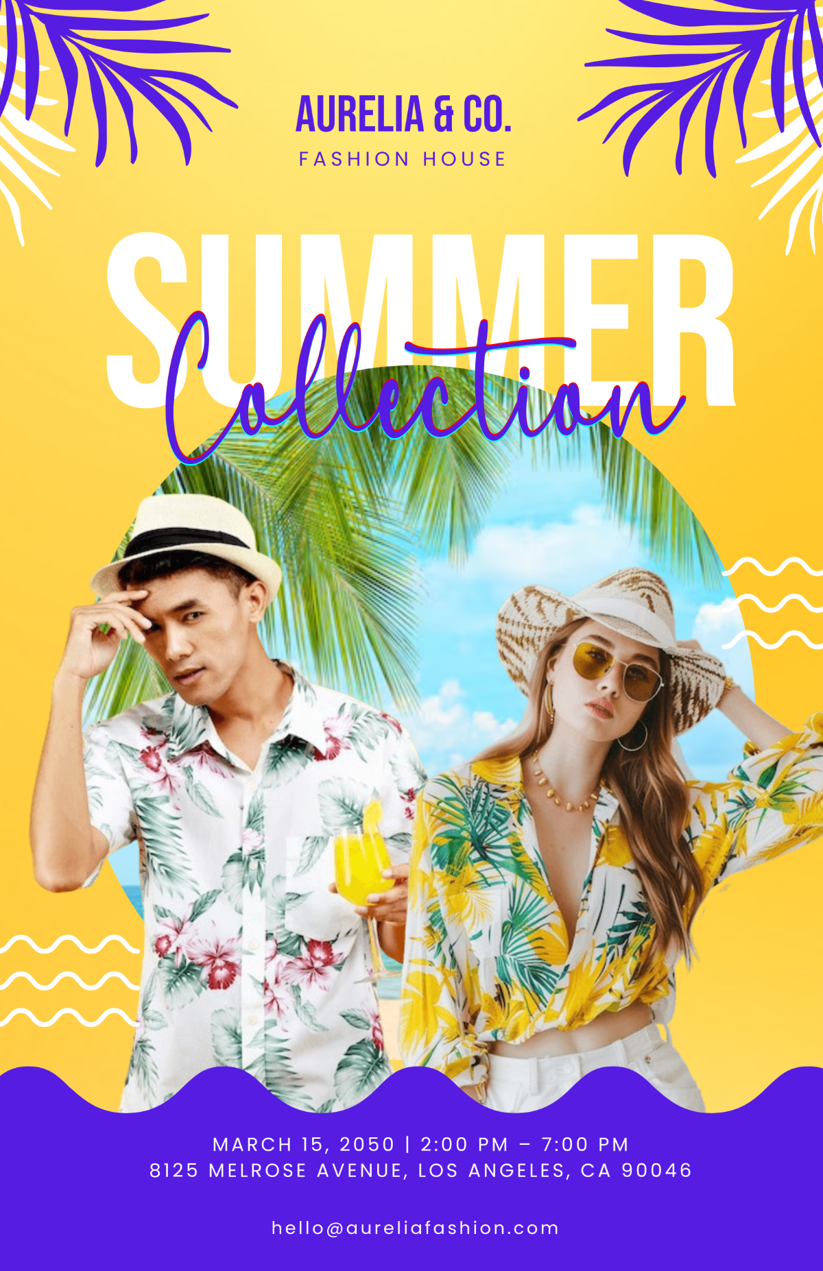 Free Creative Fashion Catalog Poster Template to Edit Online