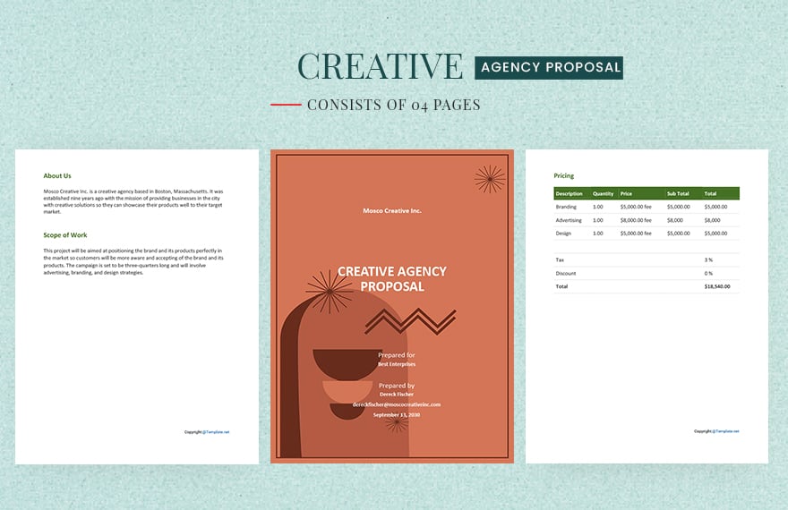 Creative Agency Proposal Template