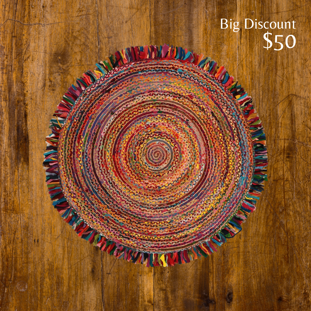 Free Colorful House Rug Facebook Marketplace Photo Template to Edit Online