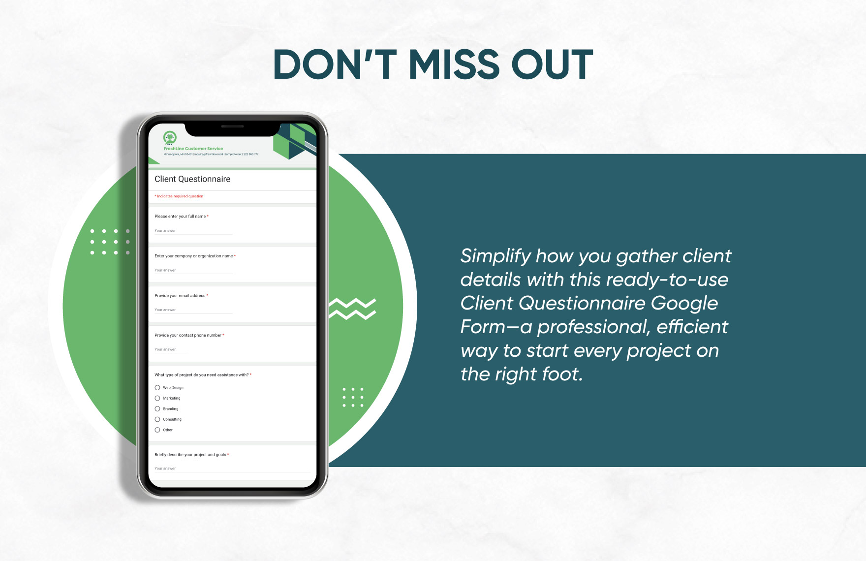 Client Questionnaire Template