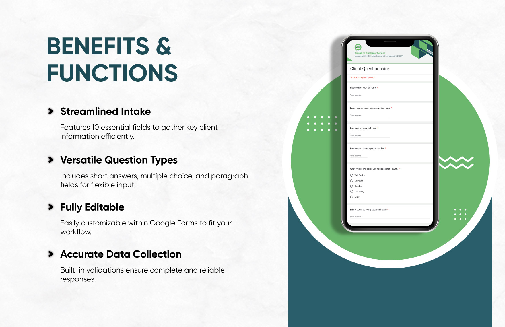 Client Questionnaire Template