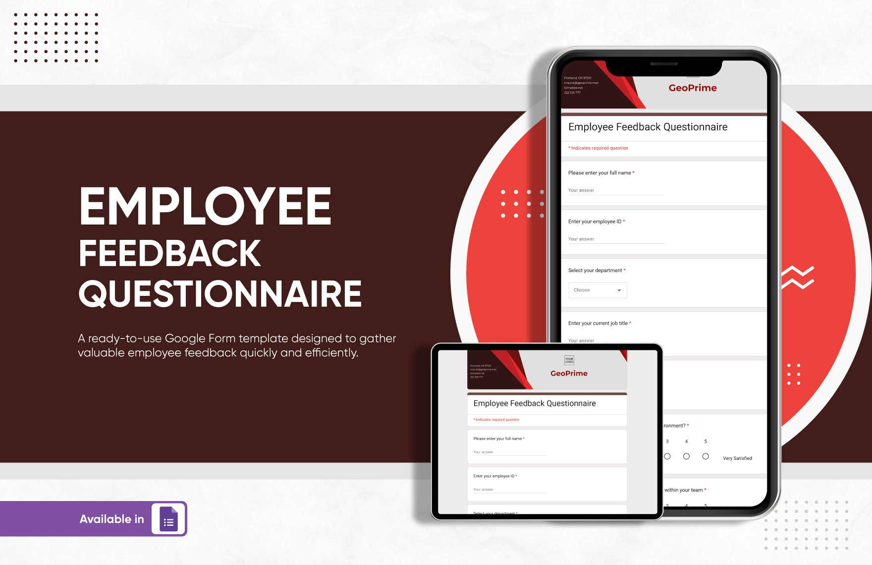 Employee Feedback Questionnaire Template to Download