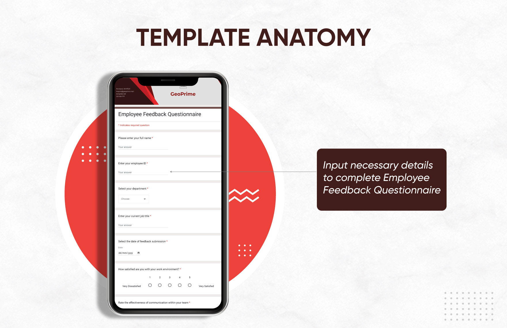 Employee Feedback Questionnaire Template