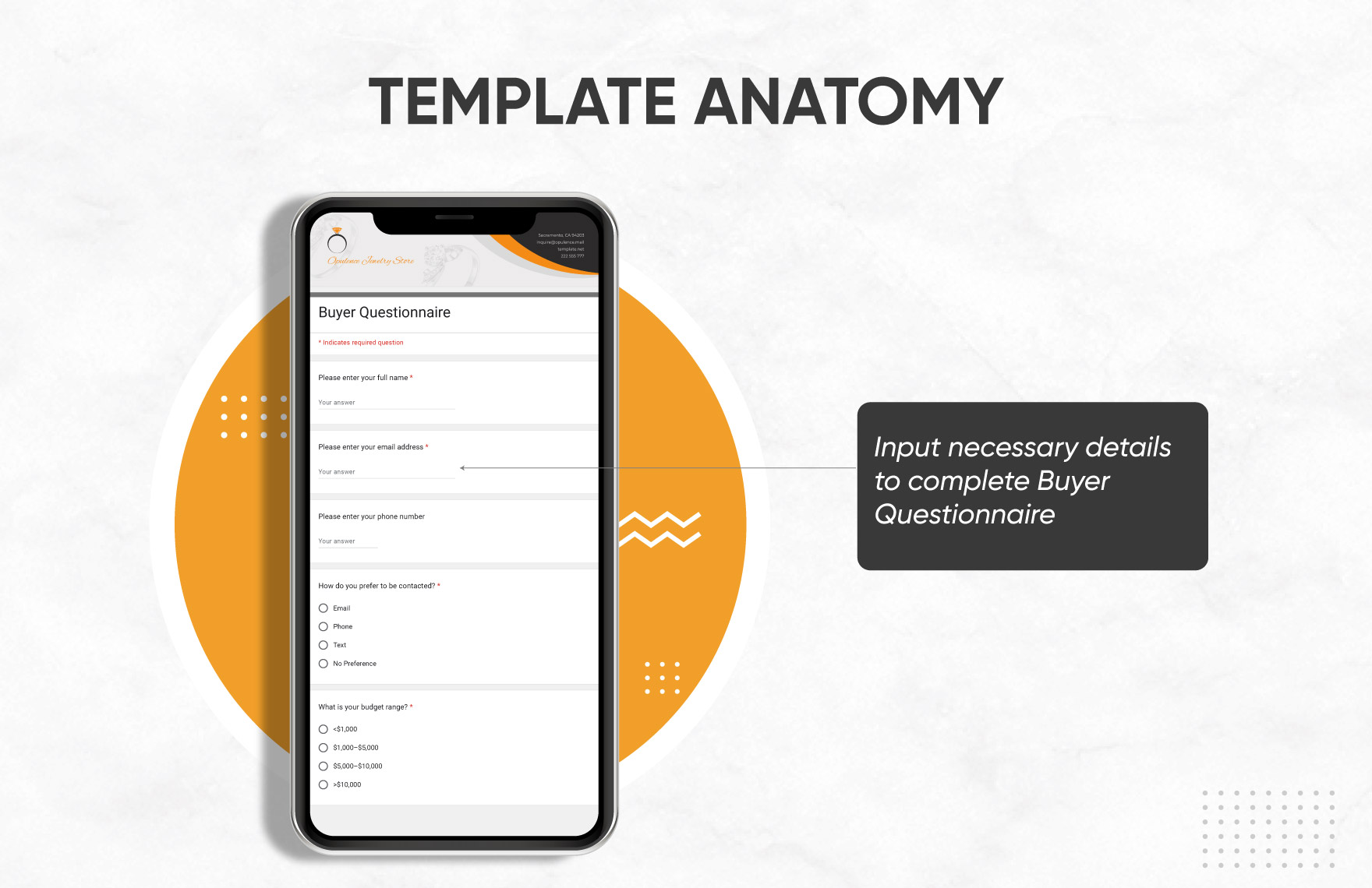 Buyer Questionnaire Template