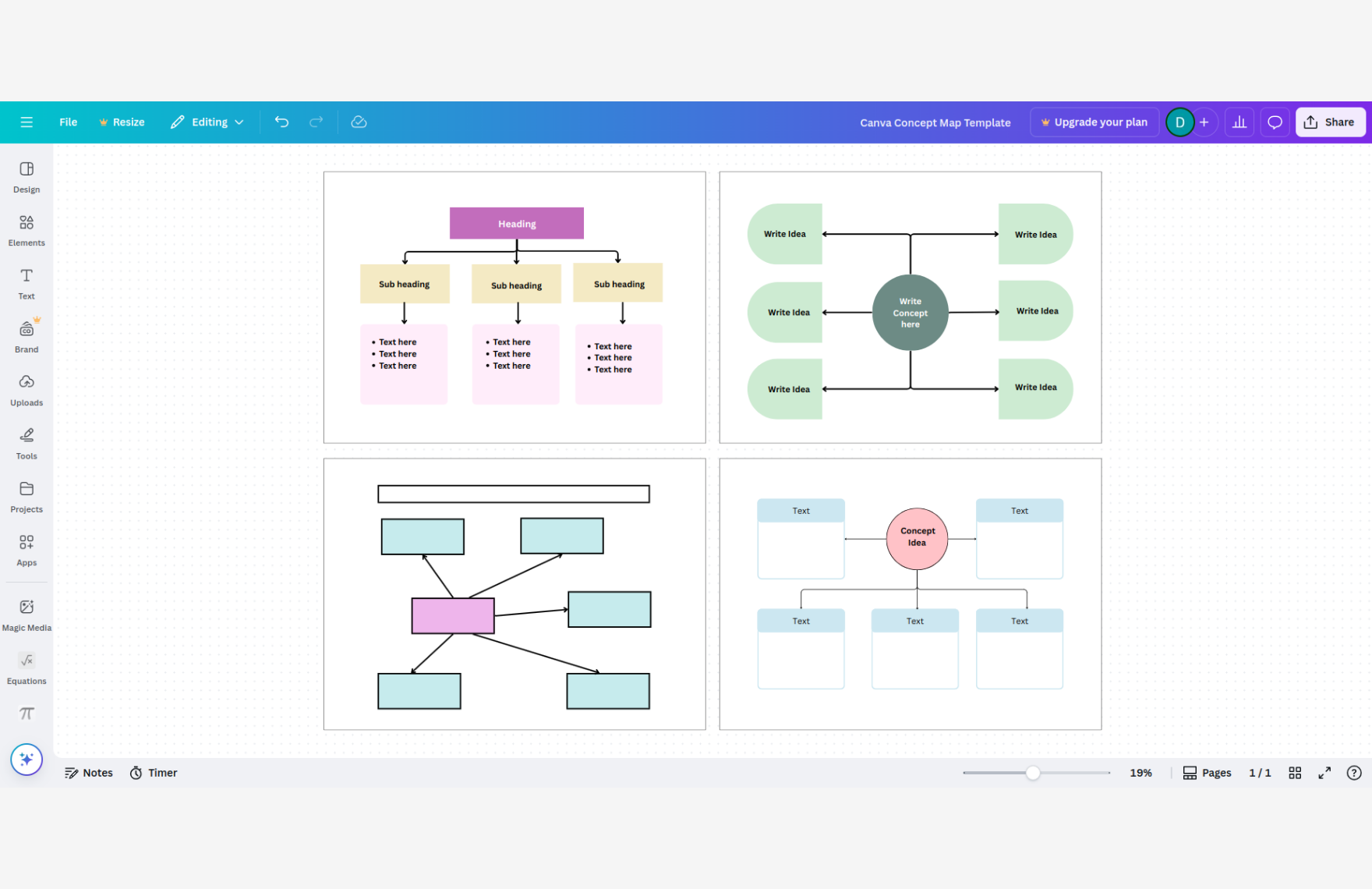 Free Concept Map Template