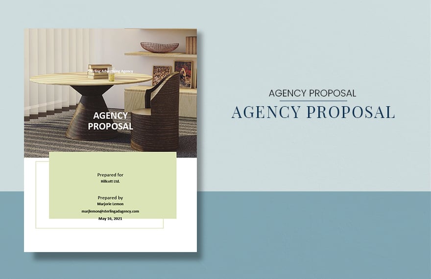 Professional Agency Proposal Template