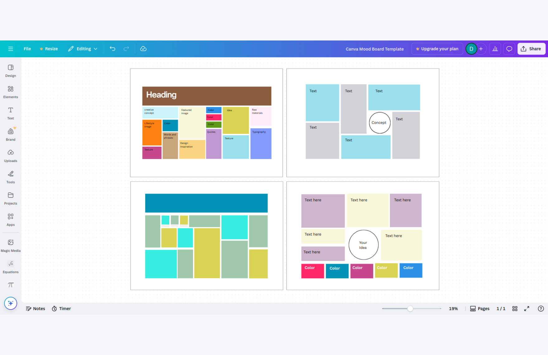 Free Mood Board Template