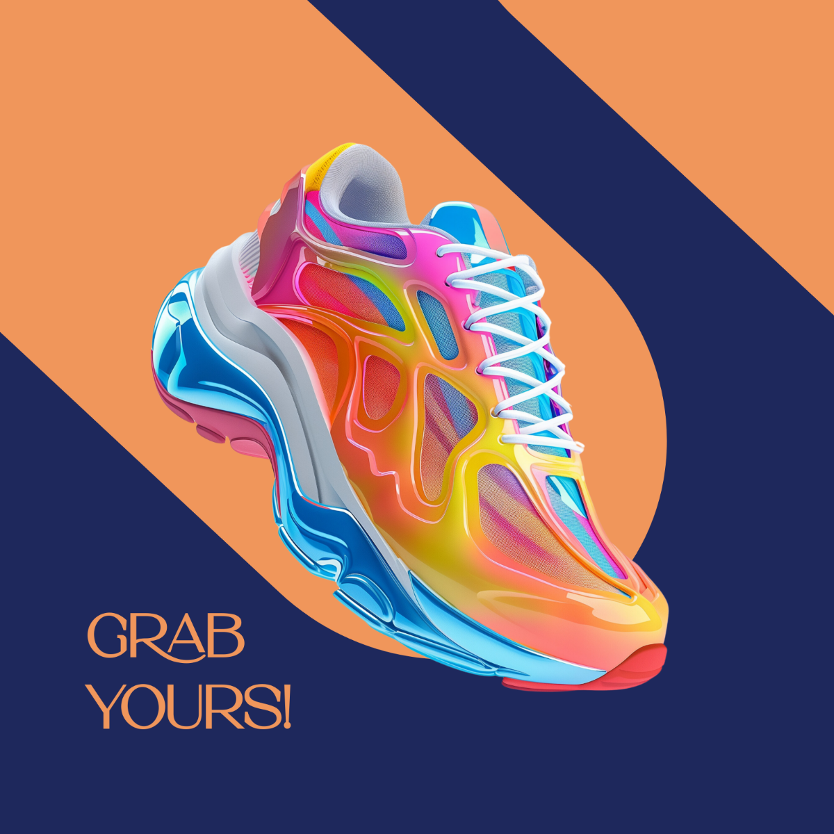 Free Colorful Shoes Ebay Photo Template