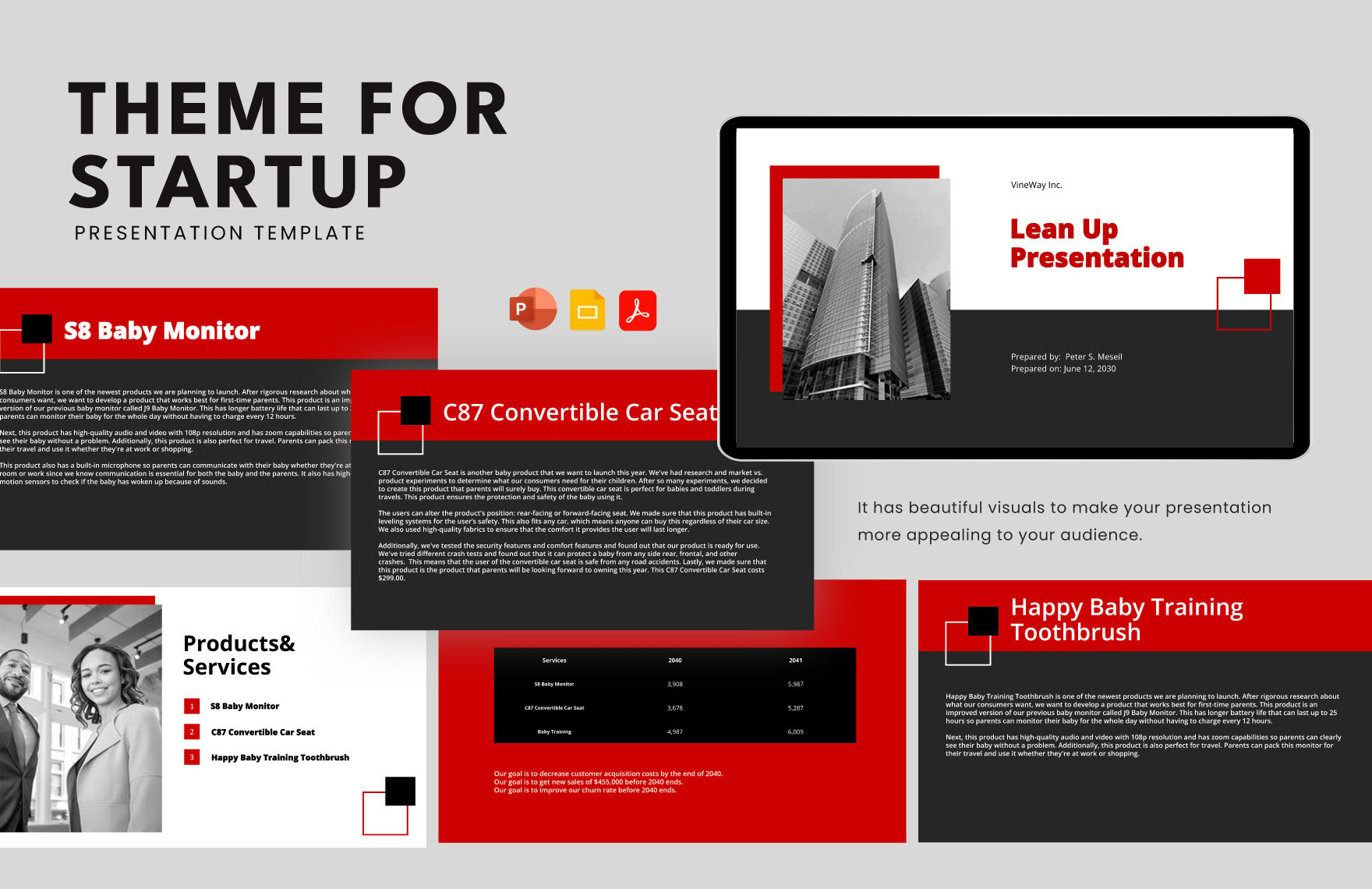 Theme for Startup Template