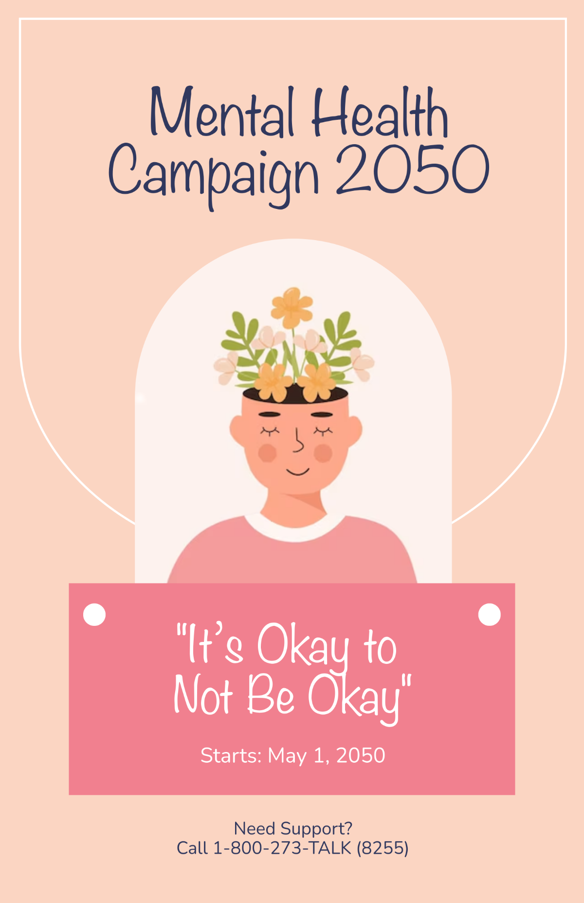 Free Mental Health Poster Templates Editable And Printable