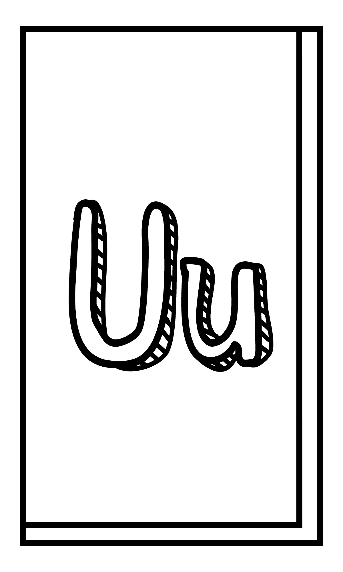 Free Professional Alphabet Flashcards Template to Edit Online