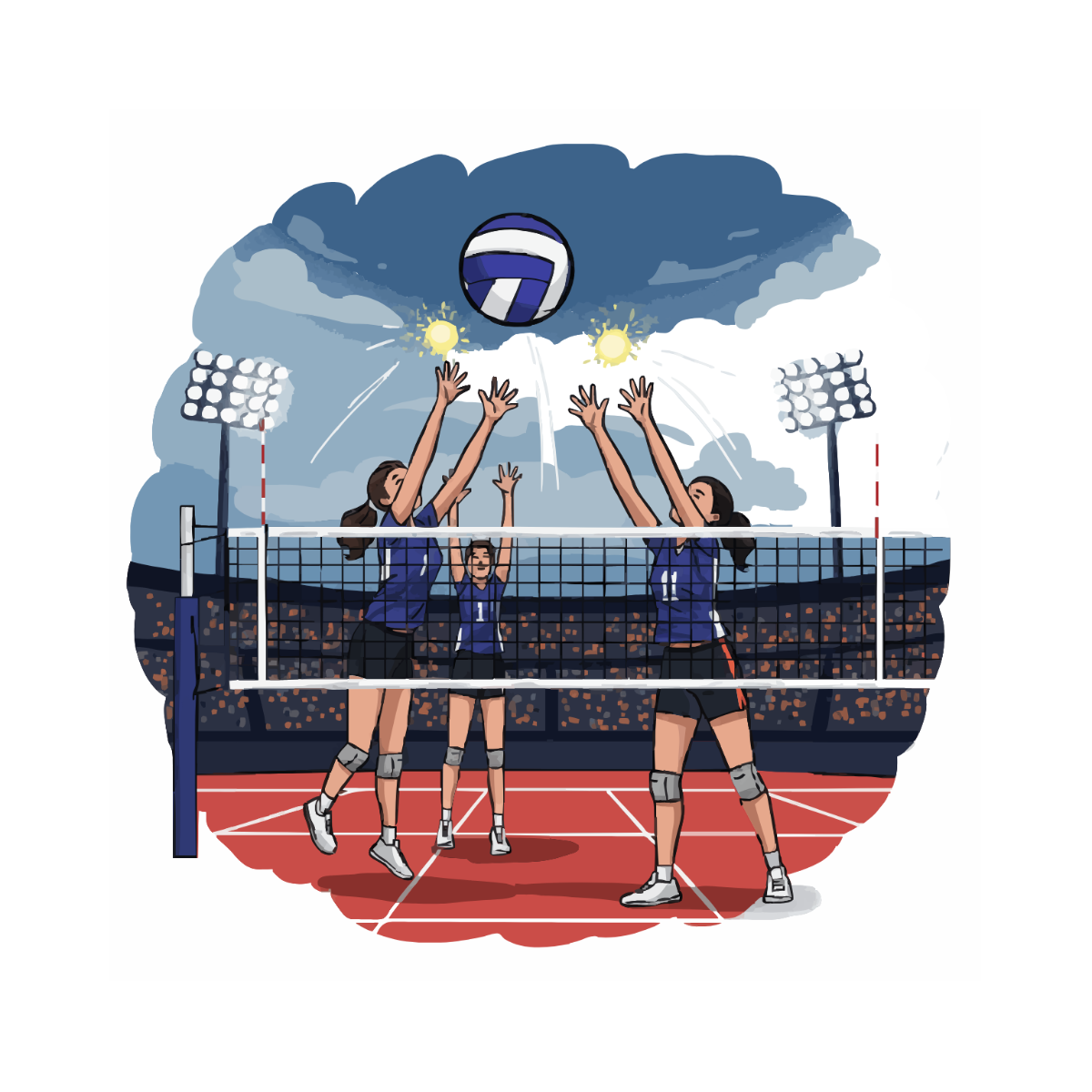 Free Volleyball Season Opener Clipart to Edit Online