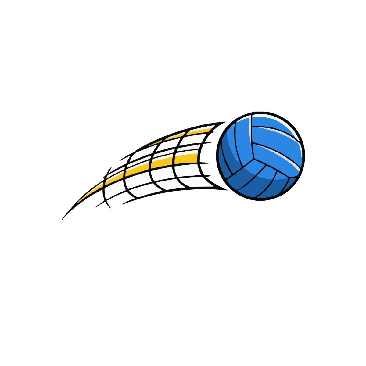 College Volleyball Clipart