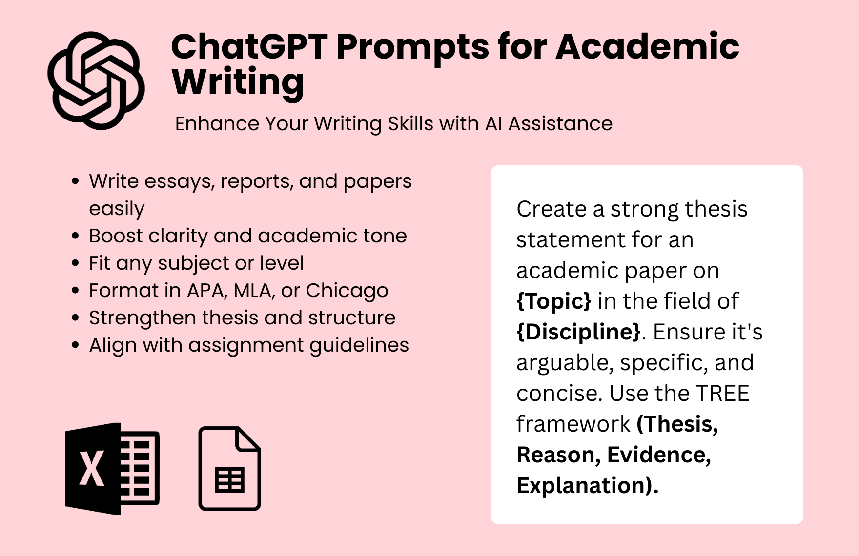 Free ChatGPT Prompts For Academic Writing Template Free ChatGPT Prompts For Academic Writing Template