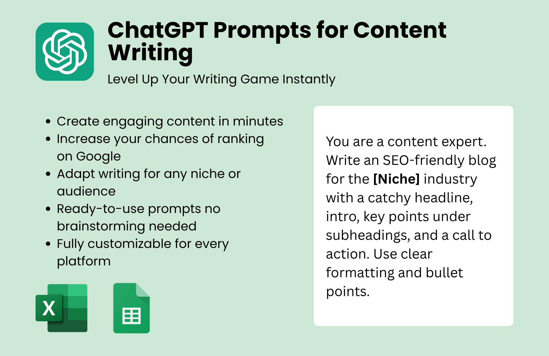 Free ChatGPT Prompts For Content Writing