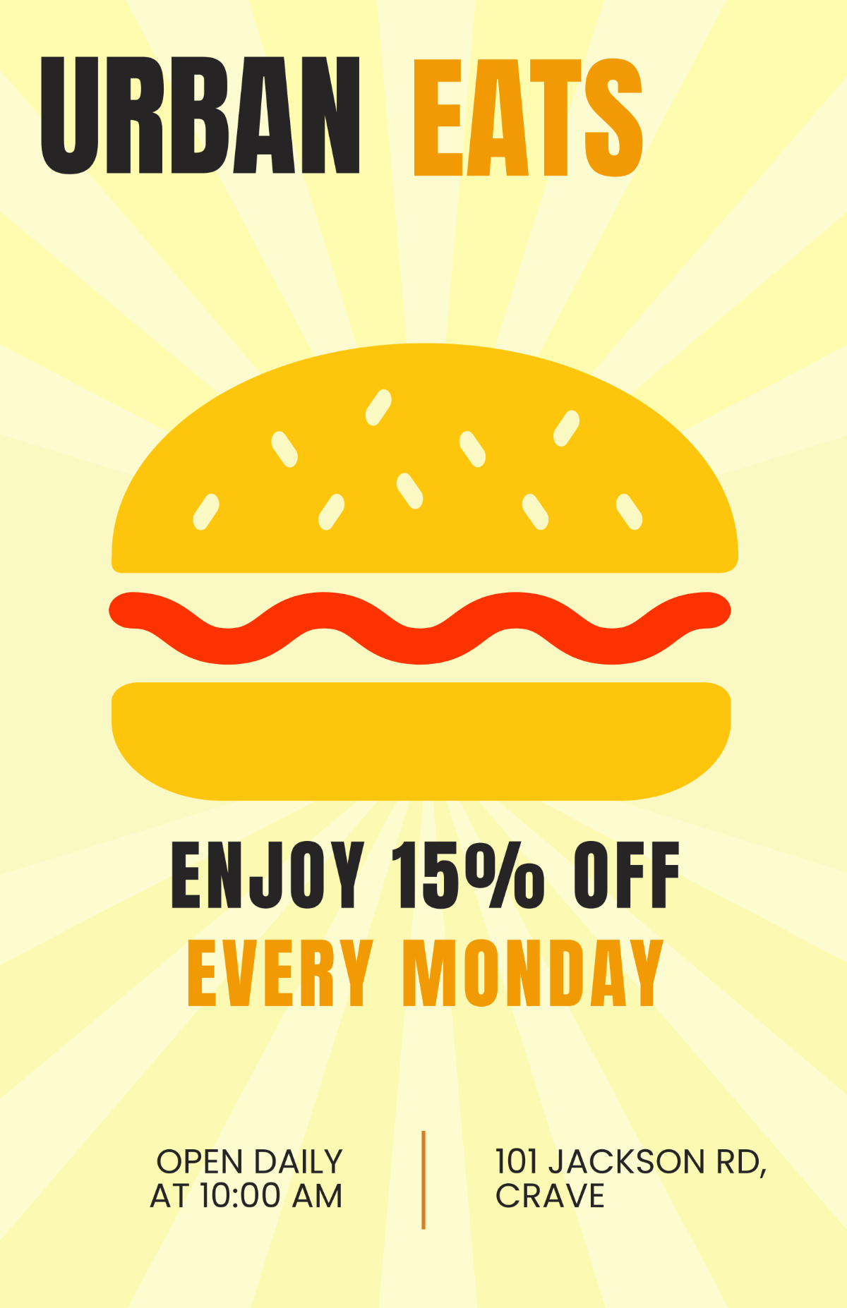 Free Open Daily Restaurant Poster to Edit Online