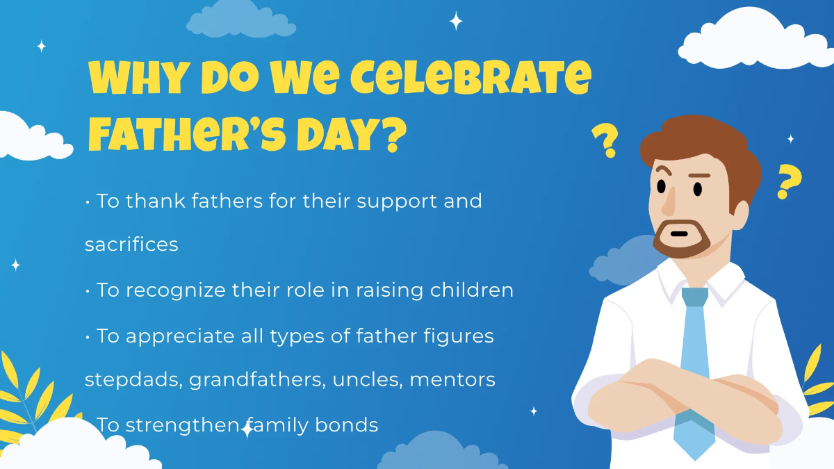 Free Father's Day Presentation Template to Edit Online