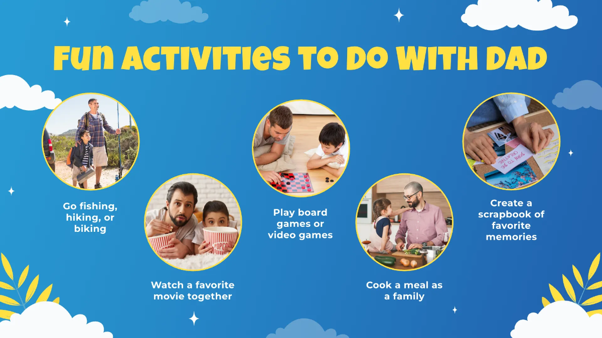 Free Father's Day Presentation Template to Edit Online