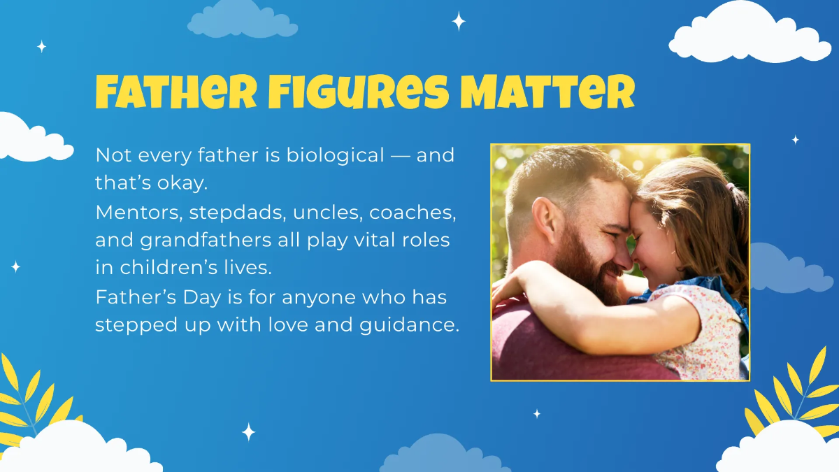 Free Father's Day Presentation Template to Edit Online
