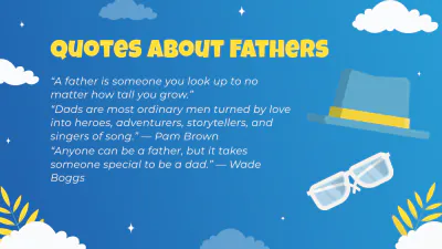 Free Father's Day Presentation Template to Edit Online
