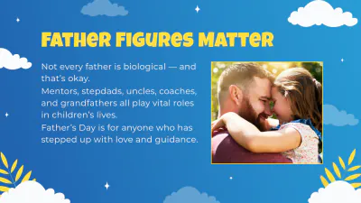 Free Father's Day Presentation Template to Edit Online