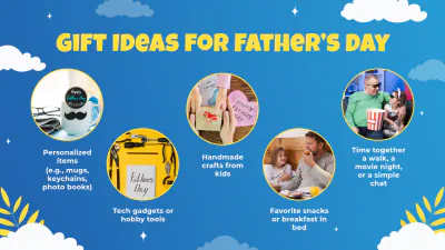 Free Father's Day Presentation Template to Edit Online