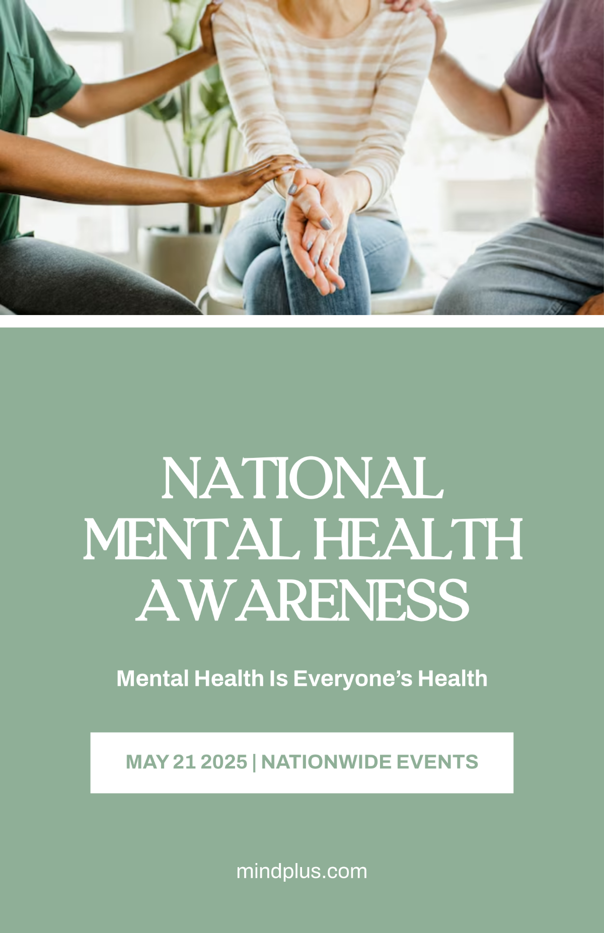 Mental Health and Stress Management Workshop Poster