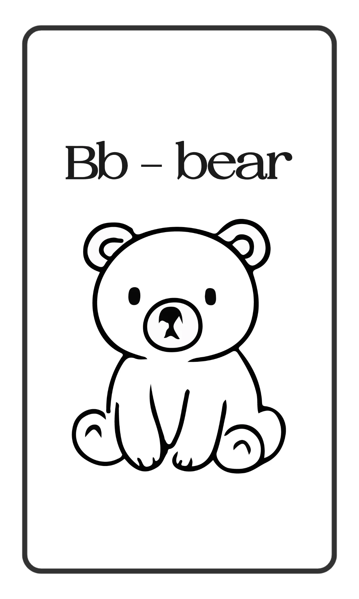 Free Simple Animal Alphabet Flashcards Template to Edit Online