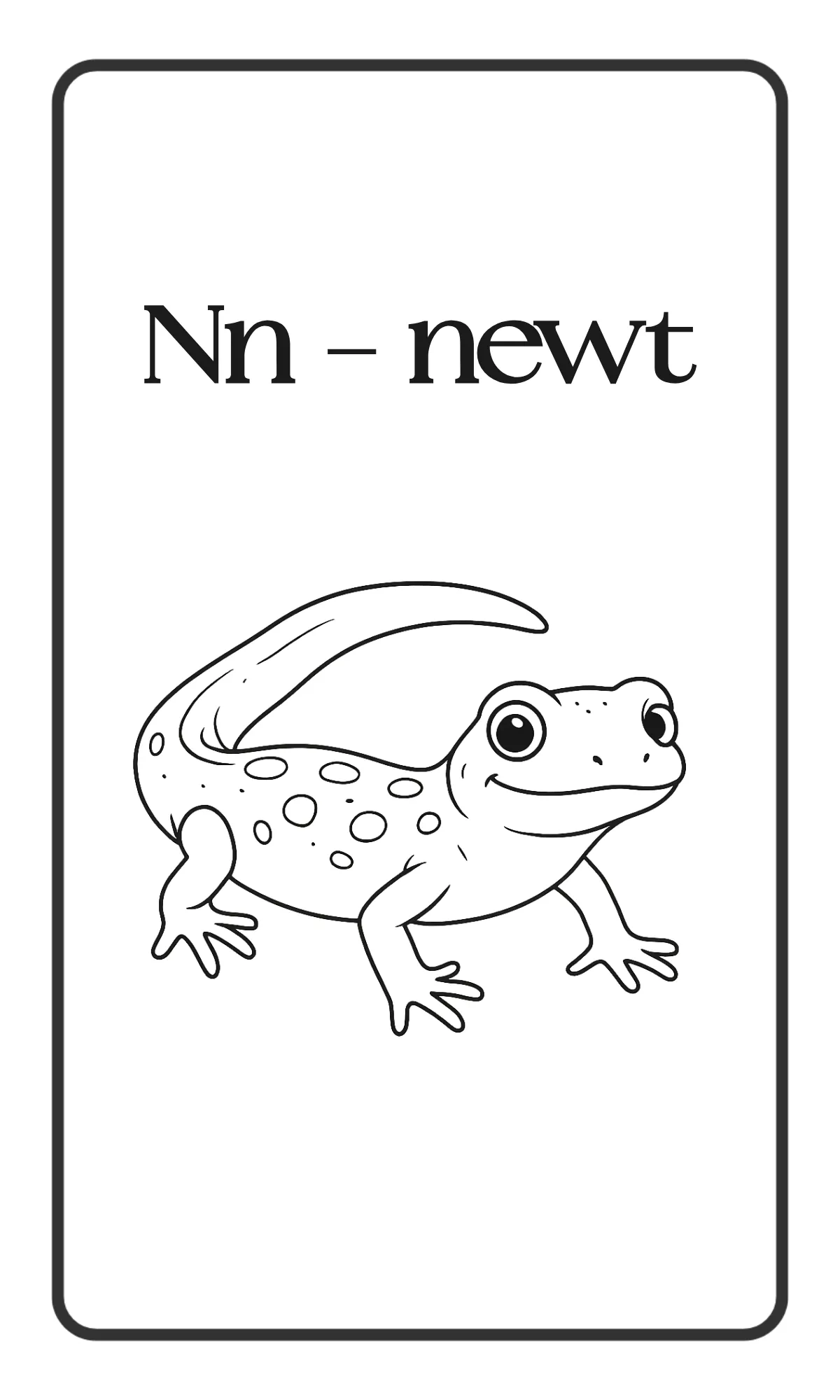 Free Simple Animal Alphabet Flashcards Template to Edit Online