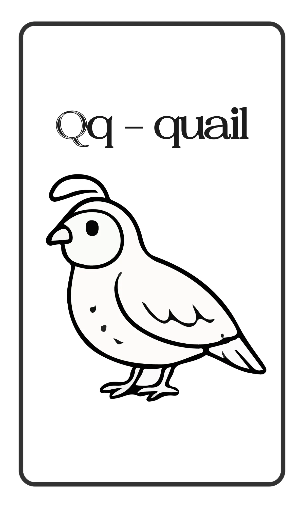 Free Simple Animal Alphabet Flashcards Template to Edit Online