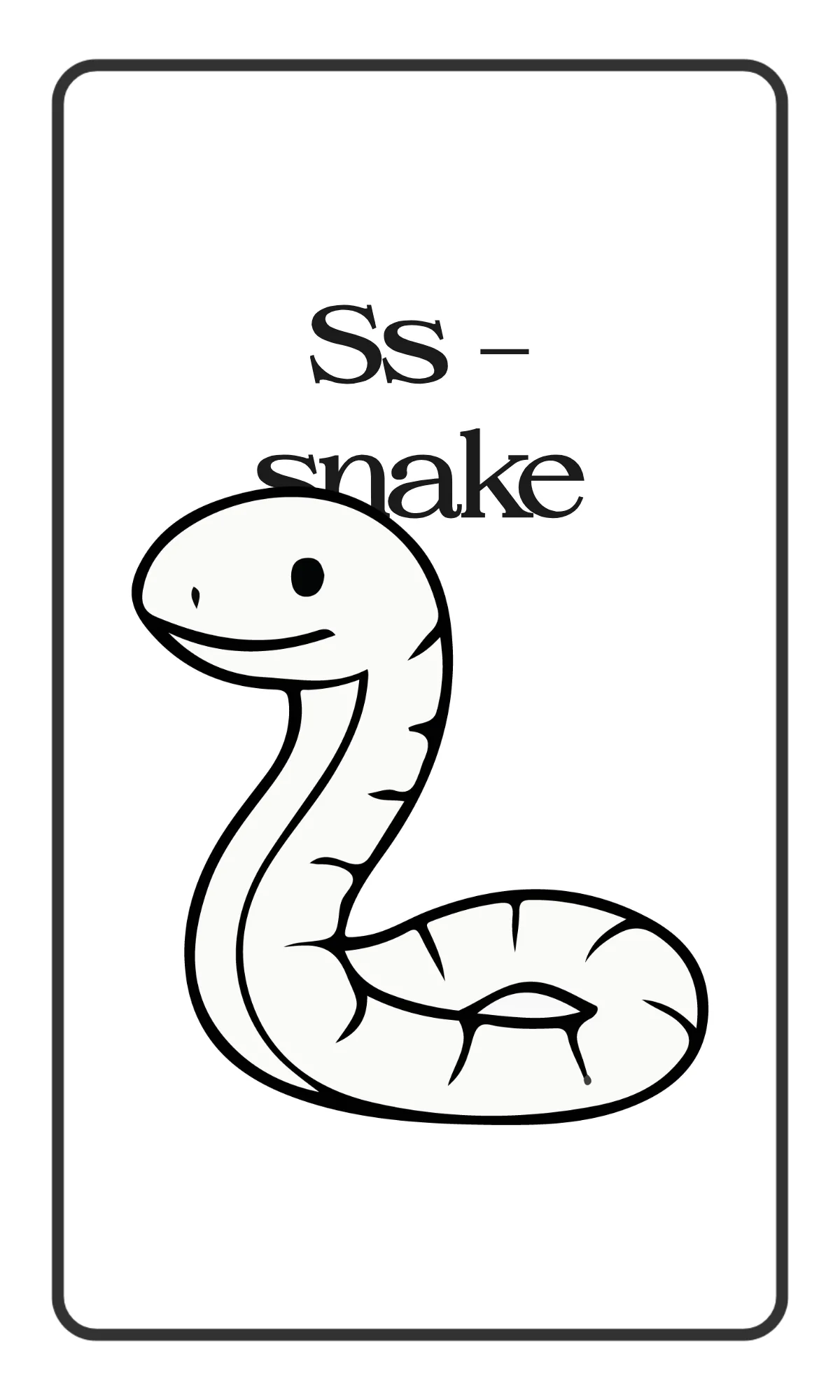 Free Simple Animal Alphabet Flashcards Template to Edit Online