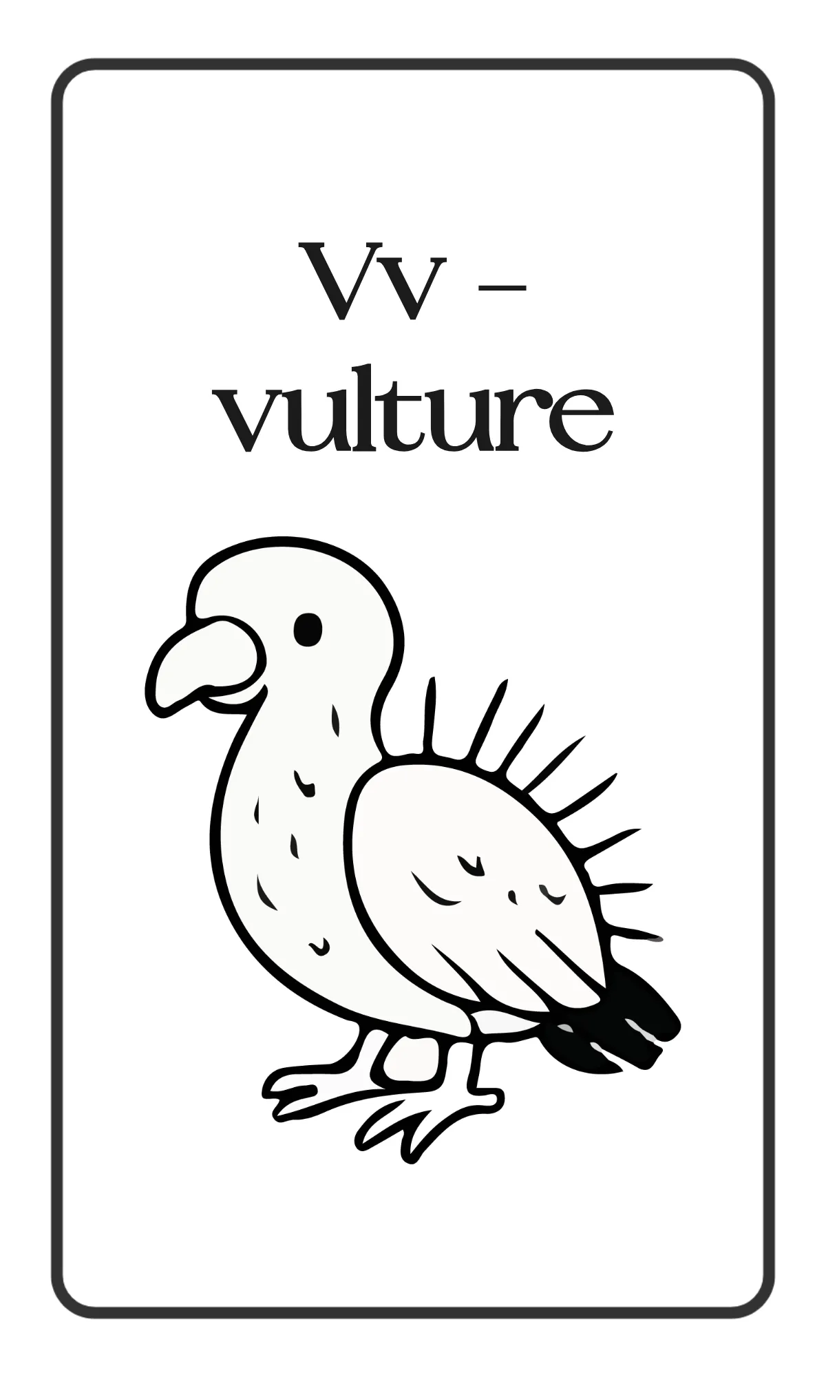 Free Simple Animal Alphabet Flashcards Template to Edit Online