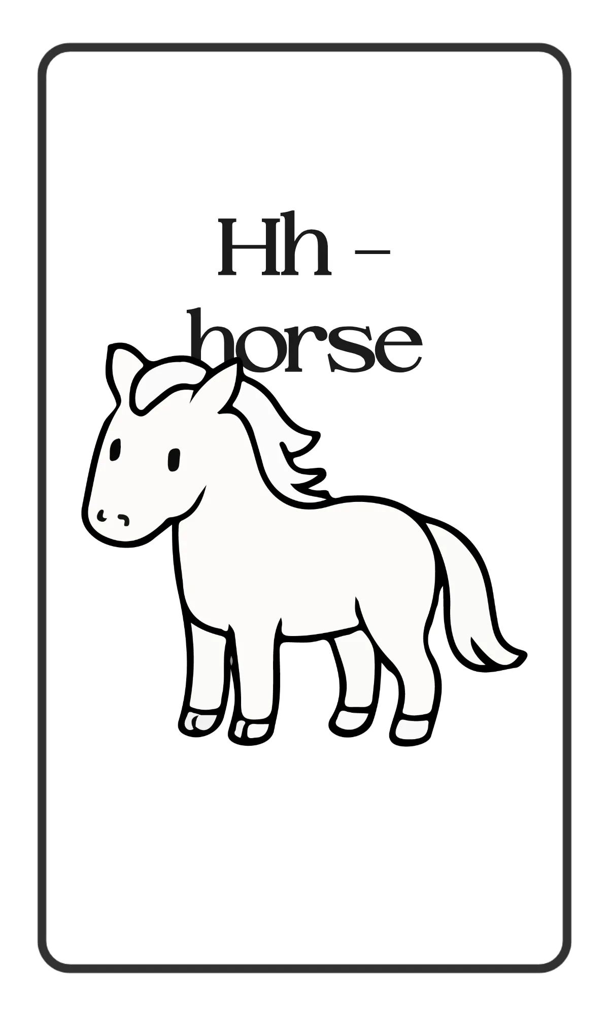 Free Simple Animal Alphabet Flashcards Template to Edit Online