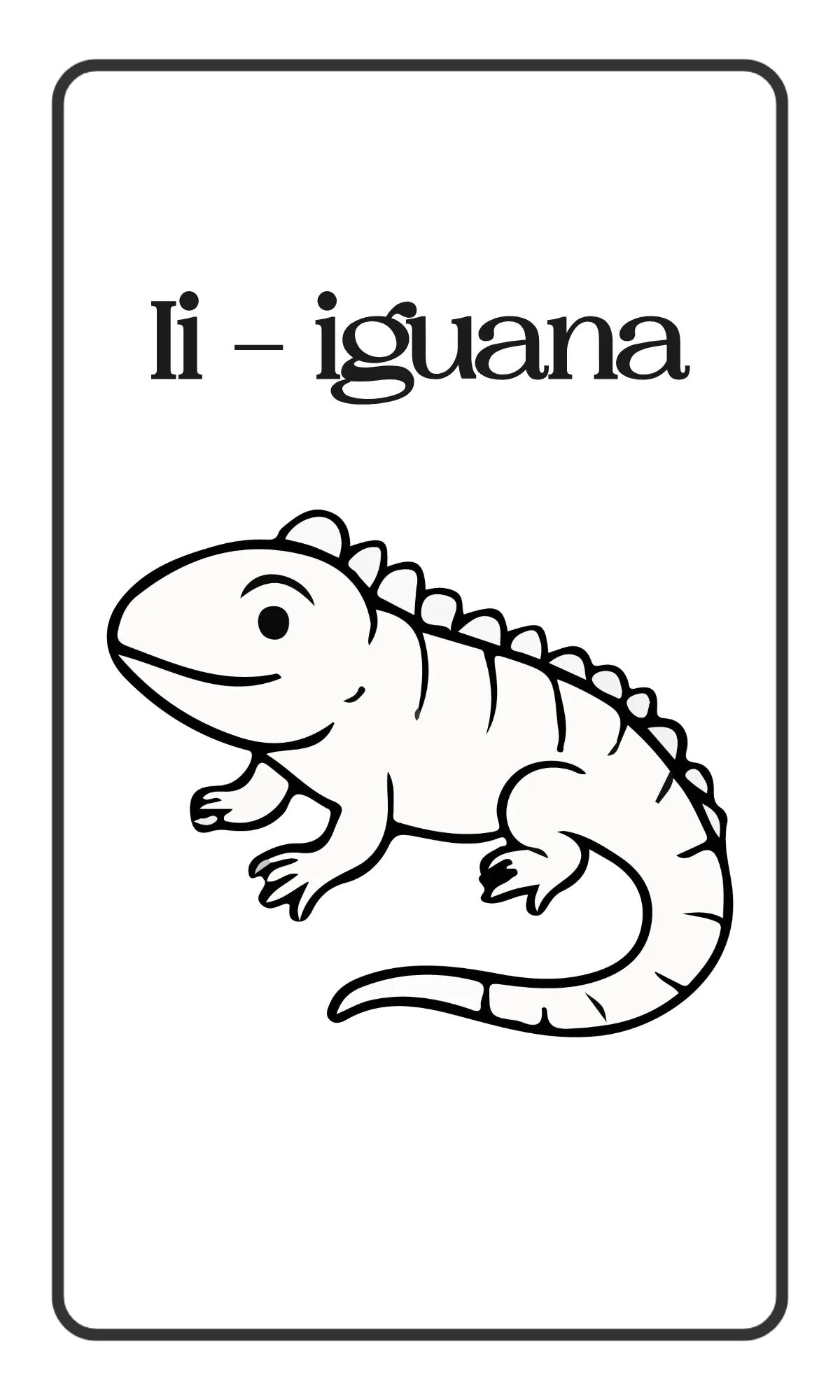 Free Simple Animal Alphabet Flashcards Template to Edit Online