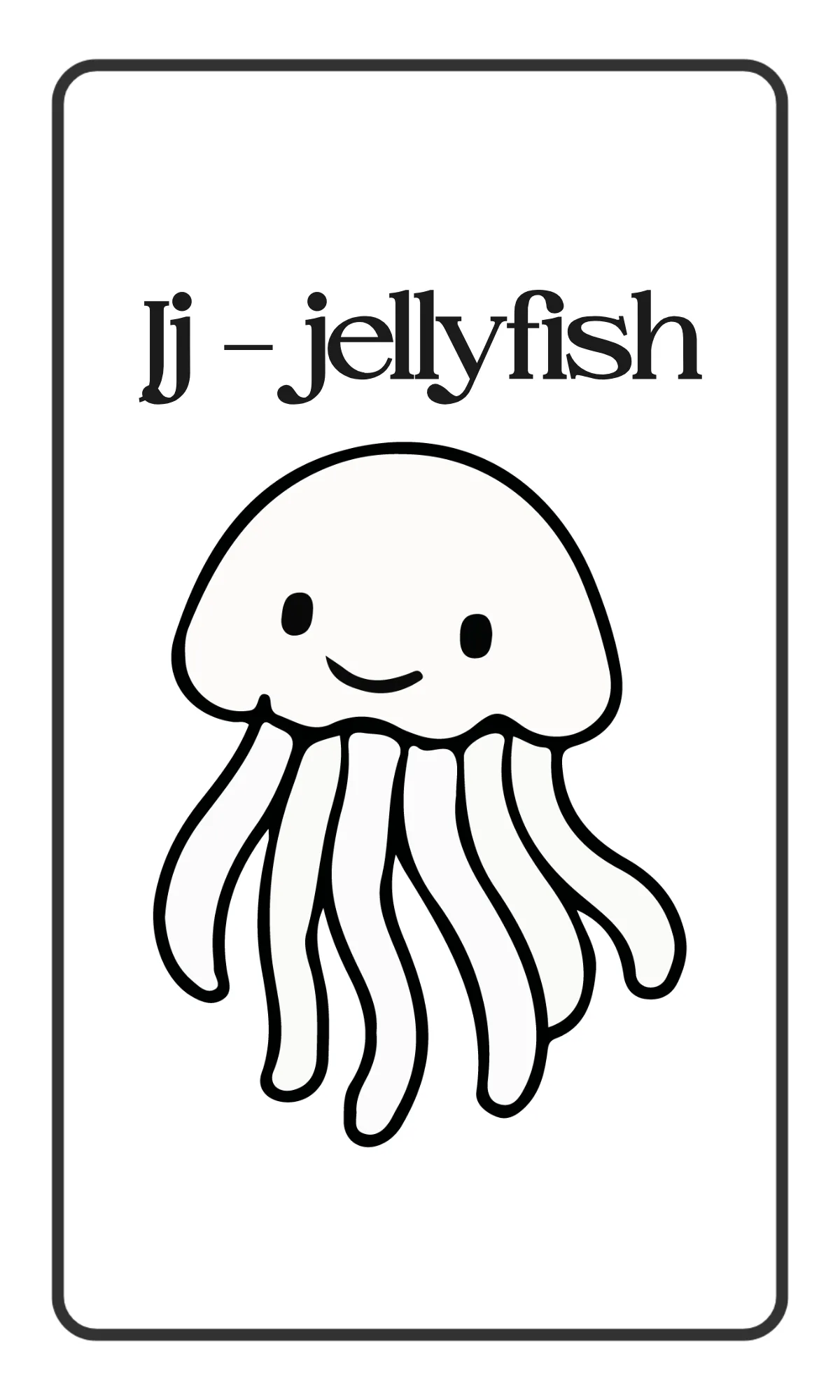 Free Simple Animal Alphabet Flashcards Template to Edit Online