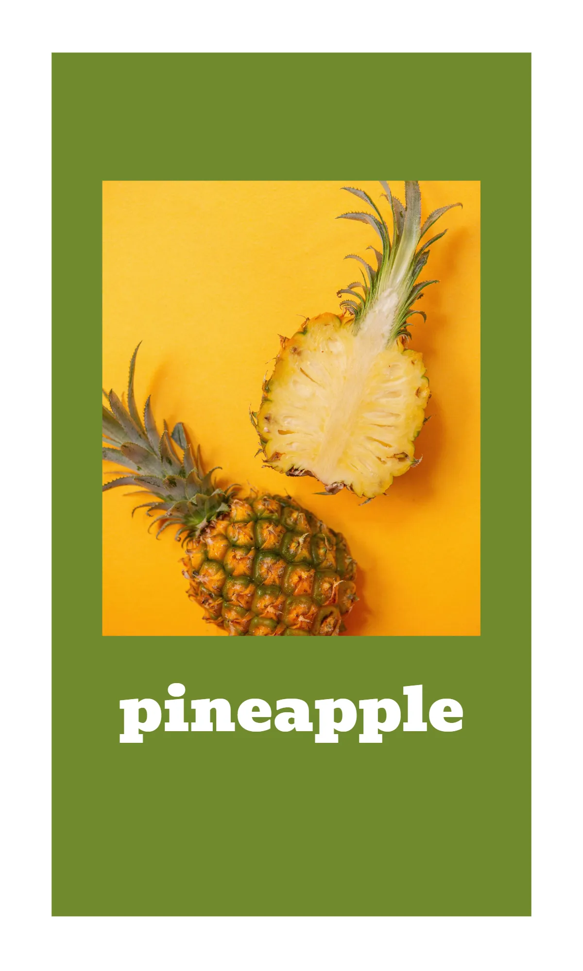 Free Fruit and Vegetable Alphabet Flashcards Template to Edit Online