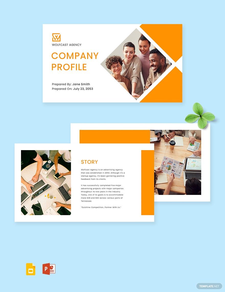 Startup Agency Company Profile Template